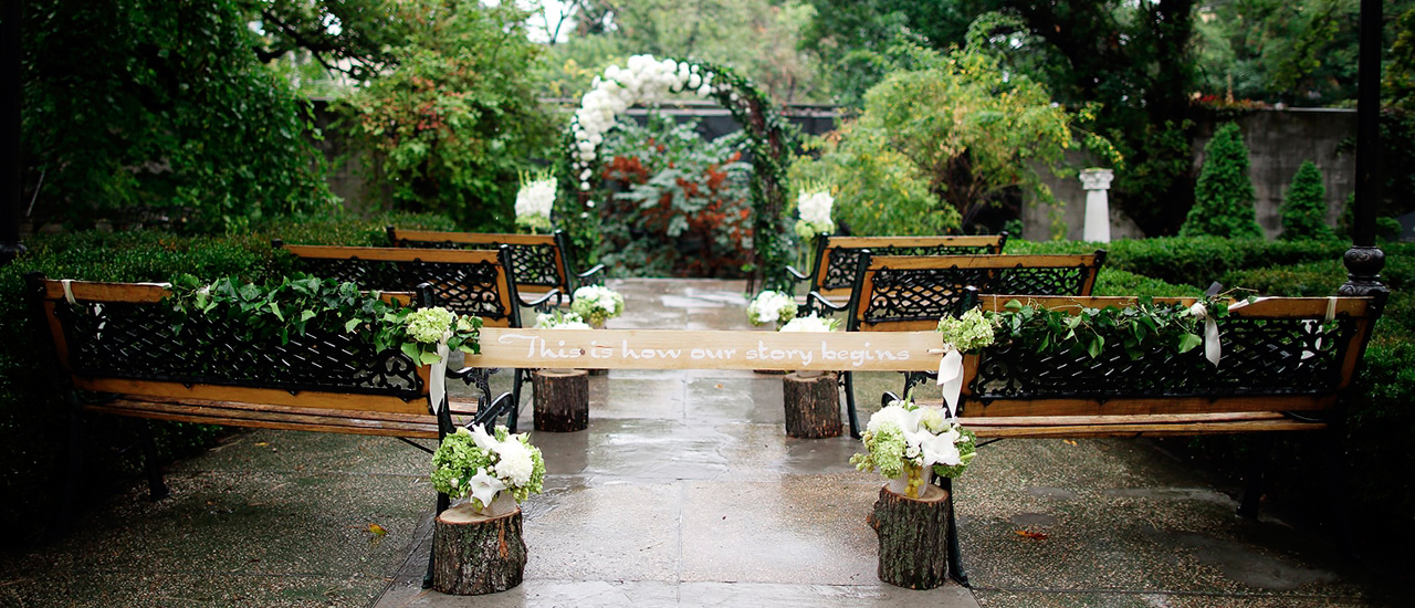Garden wedding
